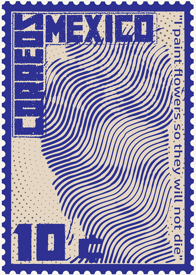 Mexico Stamp Art