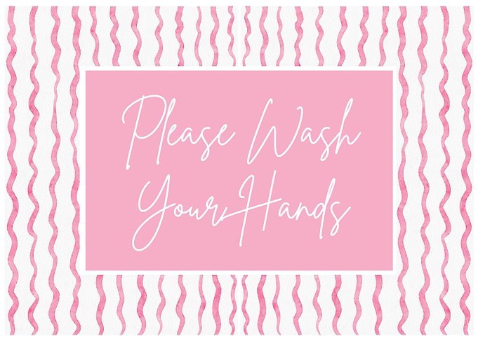 Please Wash Your Hands Sign