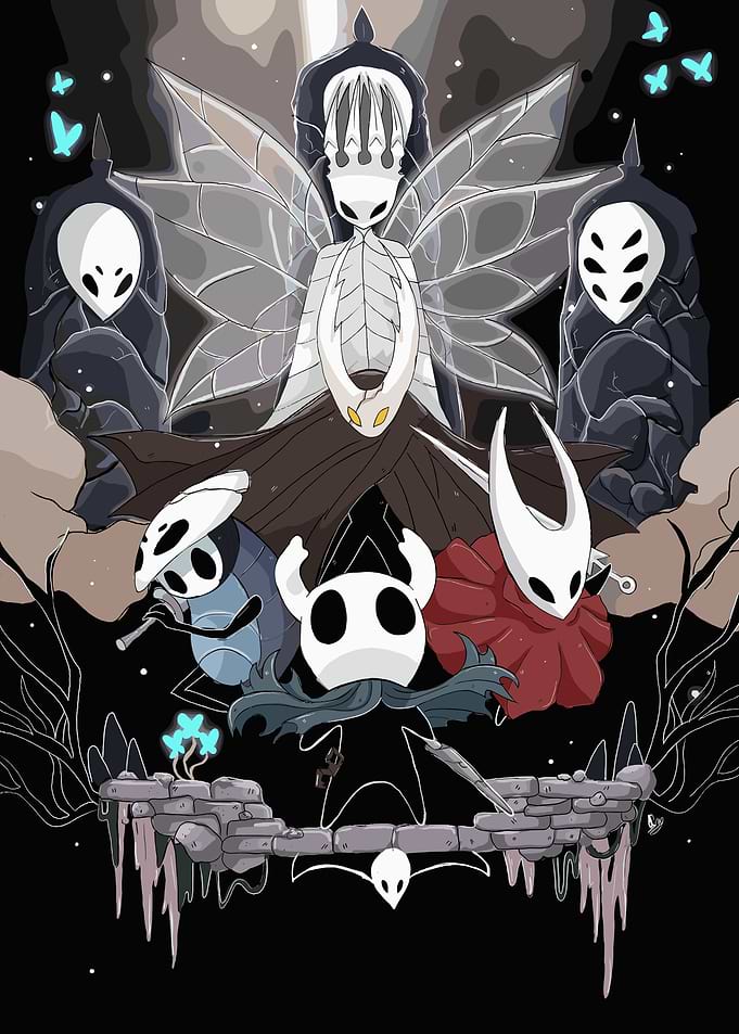Hollow Knight Characters Digital Art
