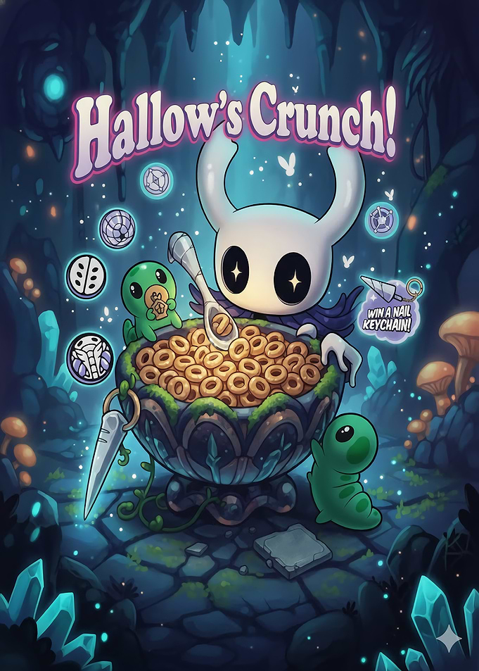 Hollow Knight Hallow's Crunch Cereal
