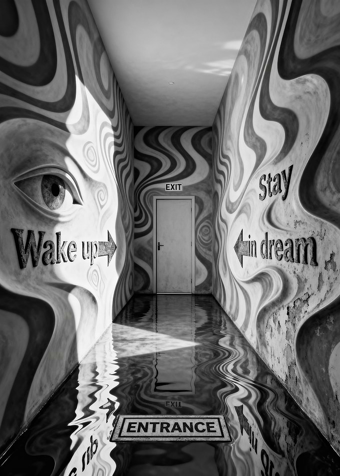 Dream or Reality: Psychedelic Hallway