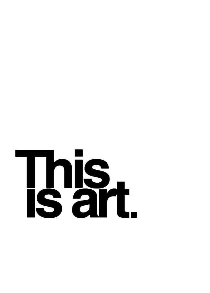 This is art.