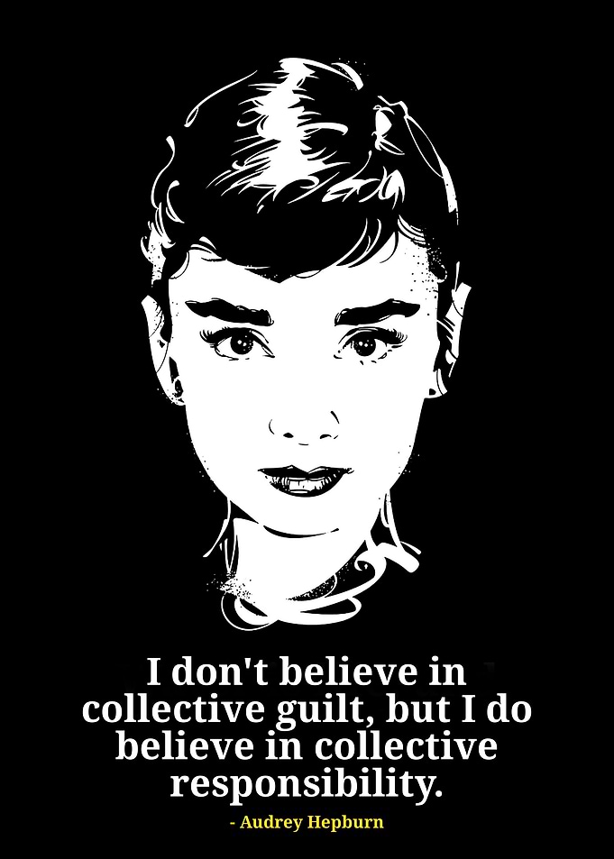 Audrey Hepburn Quote Portrait