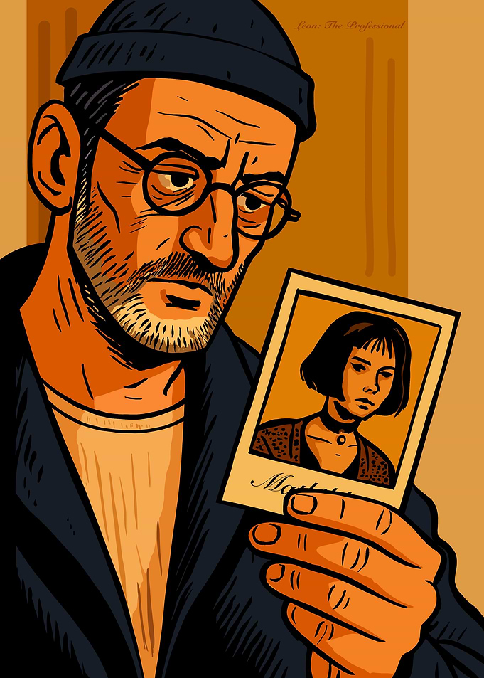 Léon: The Professional Illustration