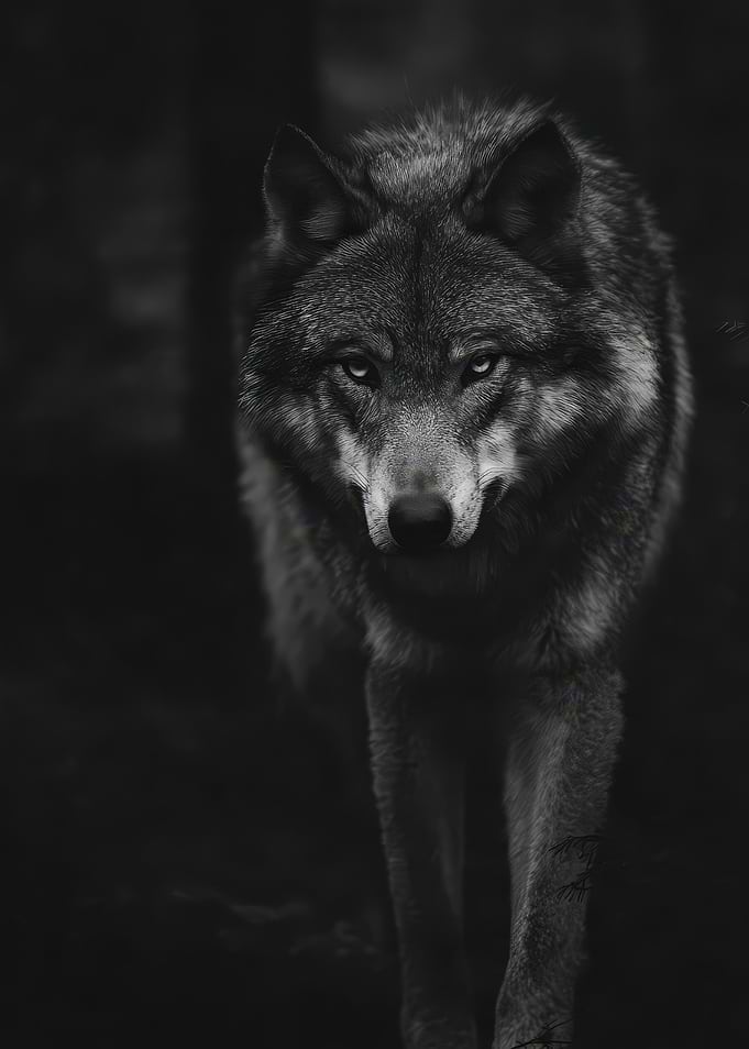 Monochrome Wolf