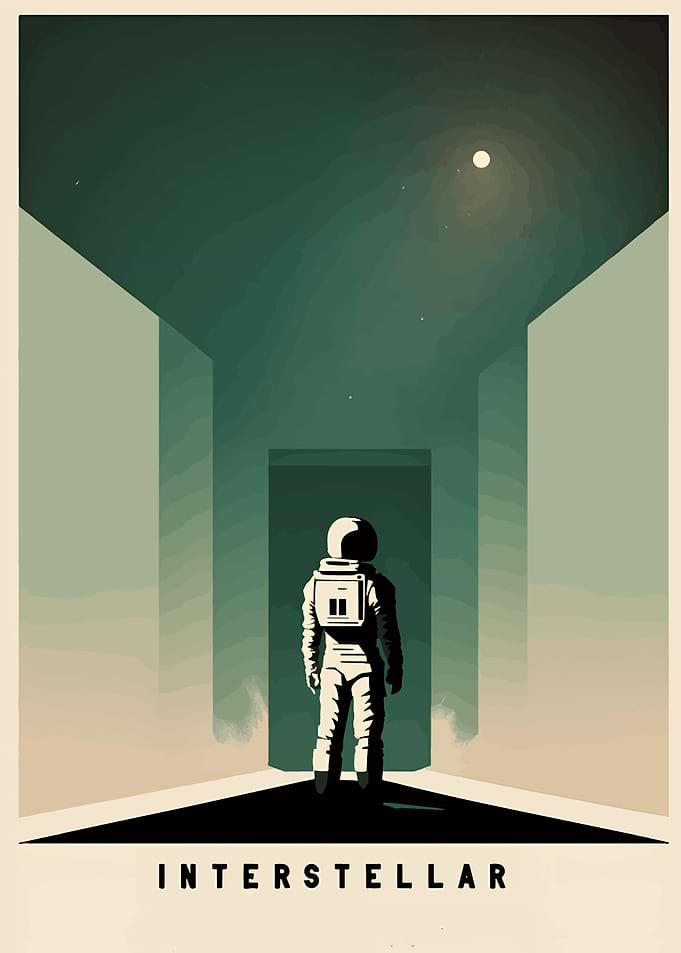 Interstellar Minimalist Poster