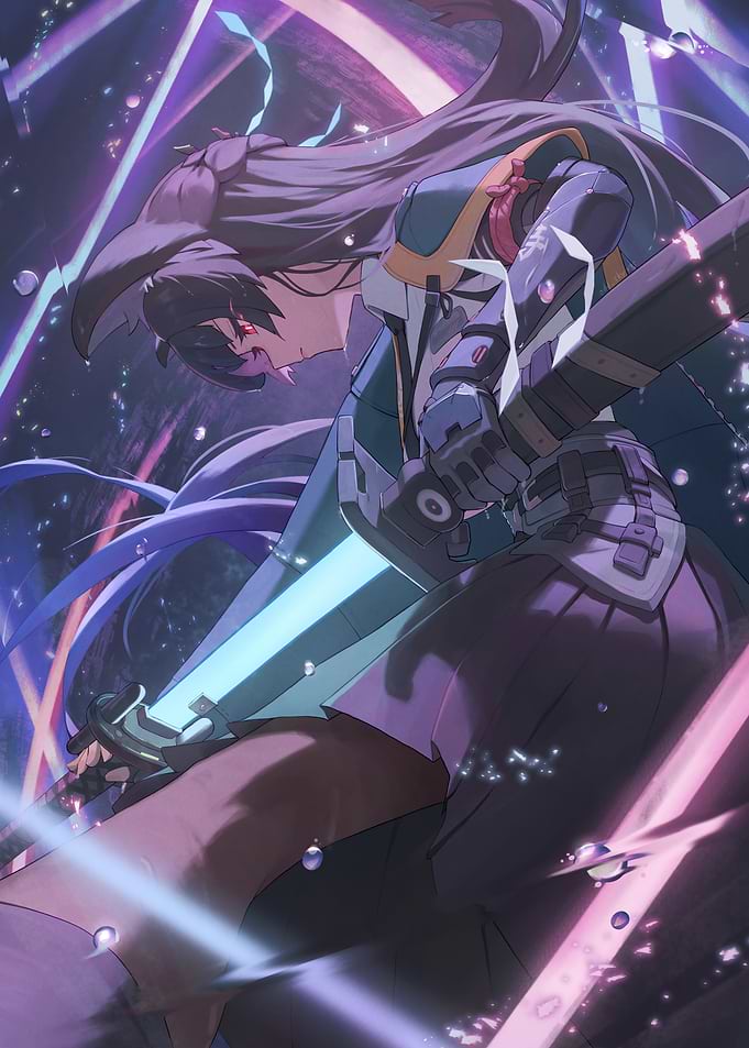 Warrior with Glowing Sword