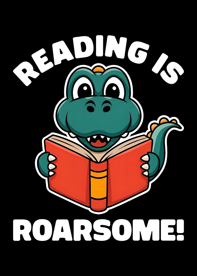 Reading Is Roarsome! Reading Dinosaur Book Lover
