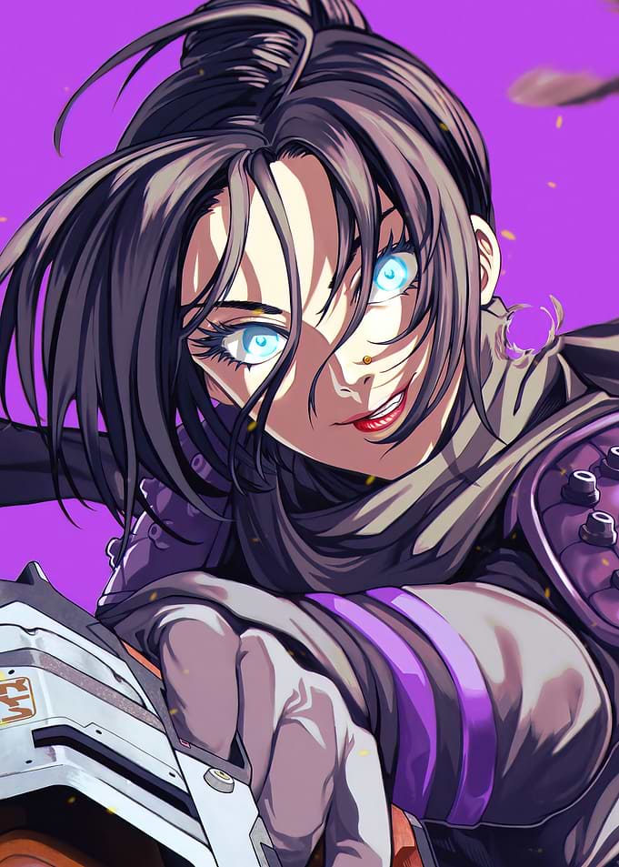 Apex Legends Wraith Anime Style Portrait