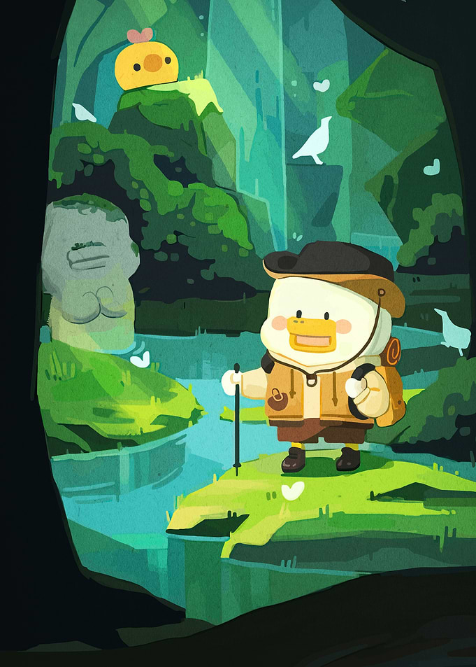Duck Hiking Adventure