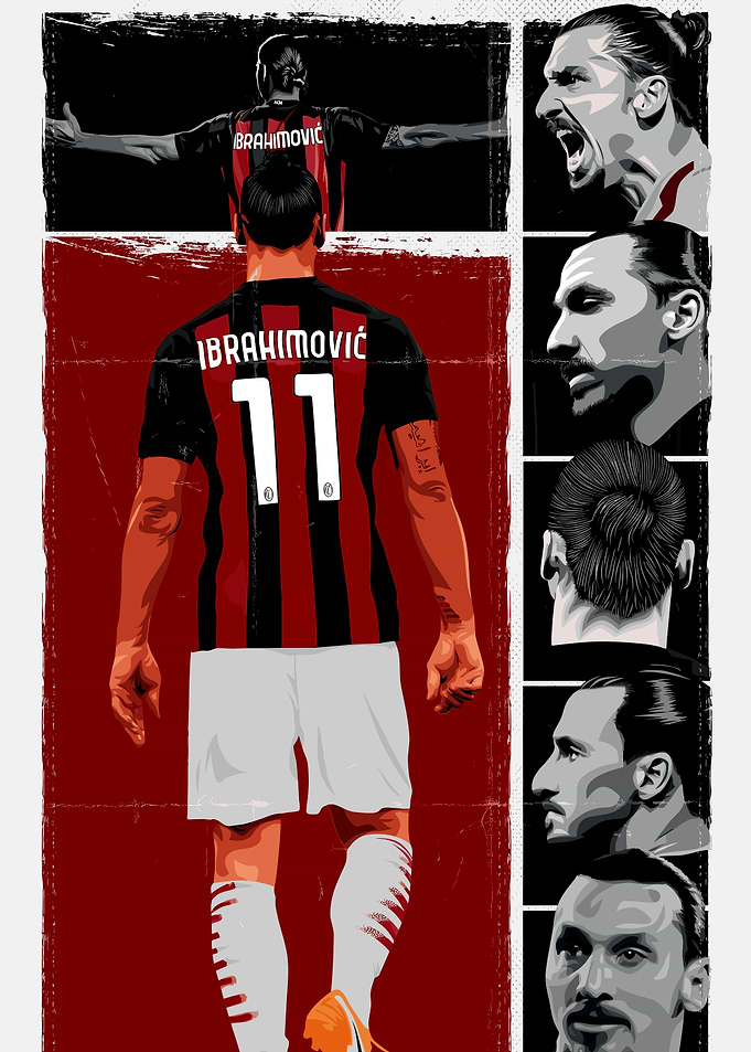 Zlatan Ibrahimovic Illustration