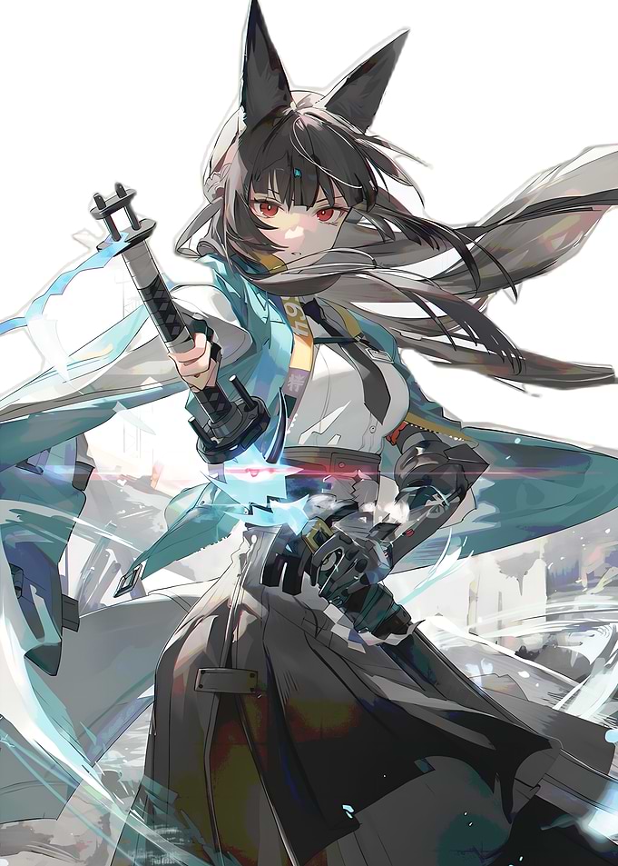 Anime Girl with Sword