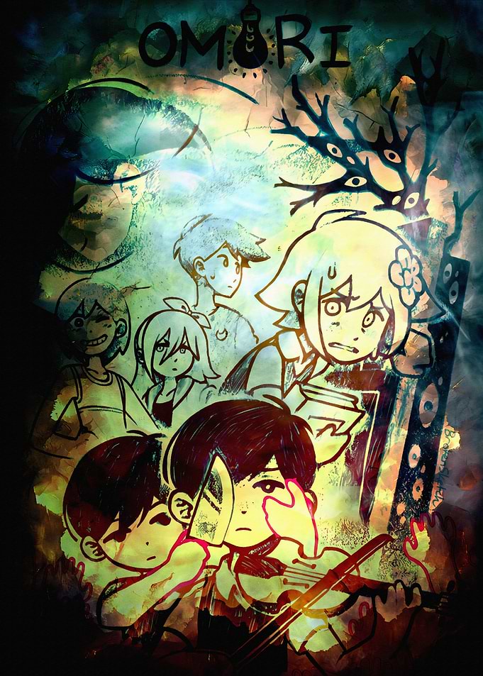 Omori Game Illustration