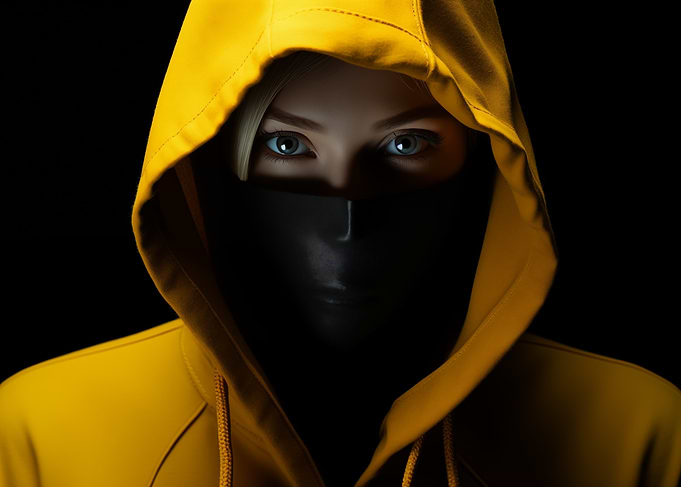 Hooded Figure with Mask
