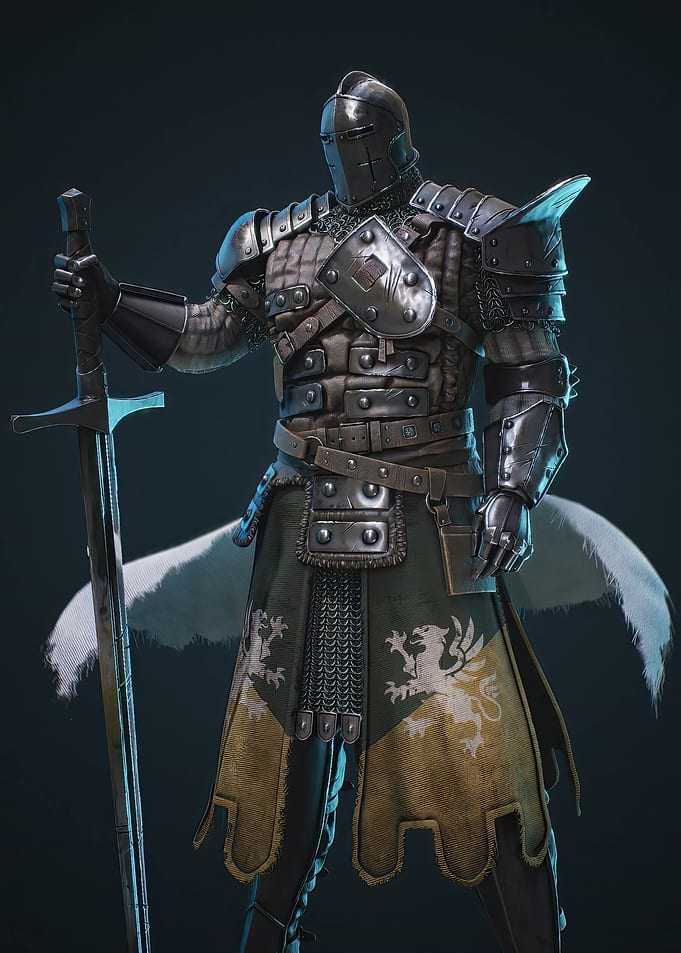 Medieval Knight in Full Armor
