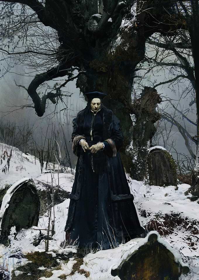 Lady in the forest