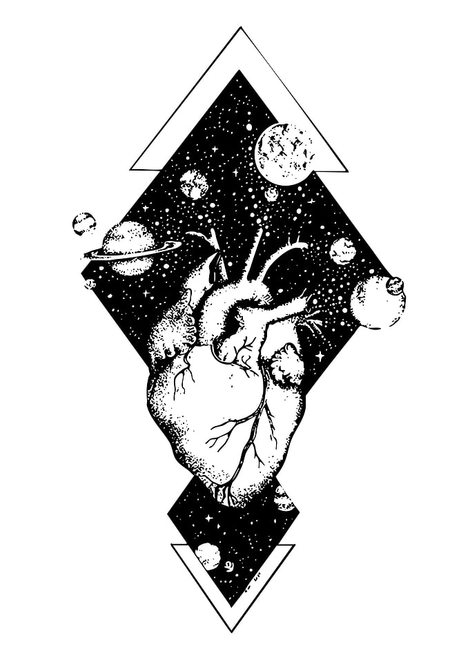 Anatomical Heart in Space