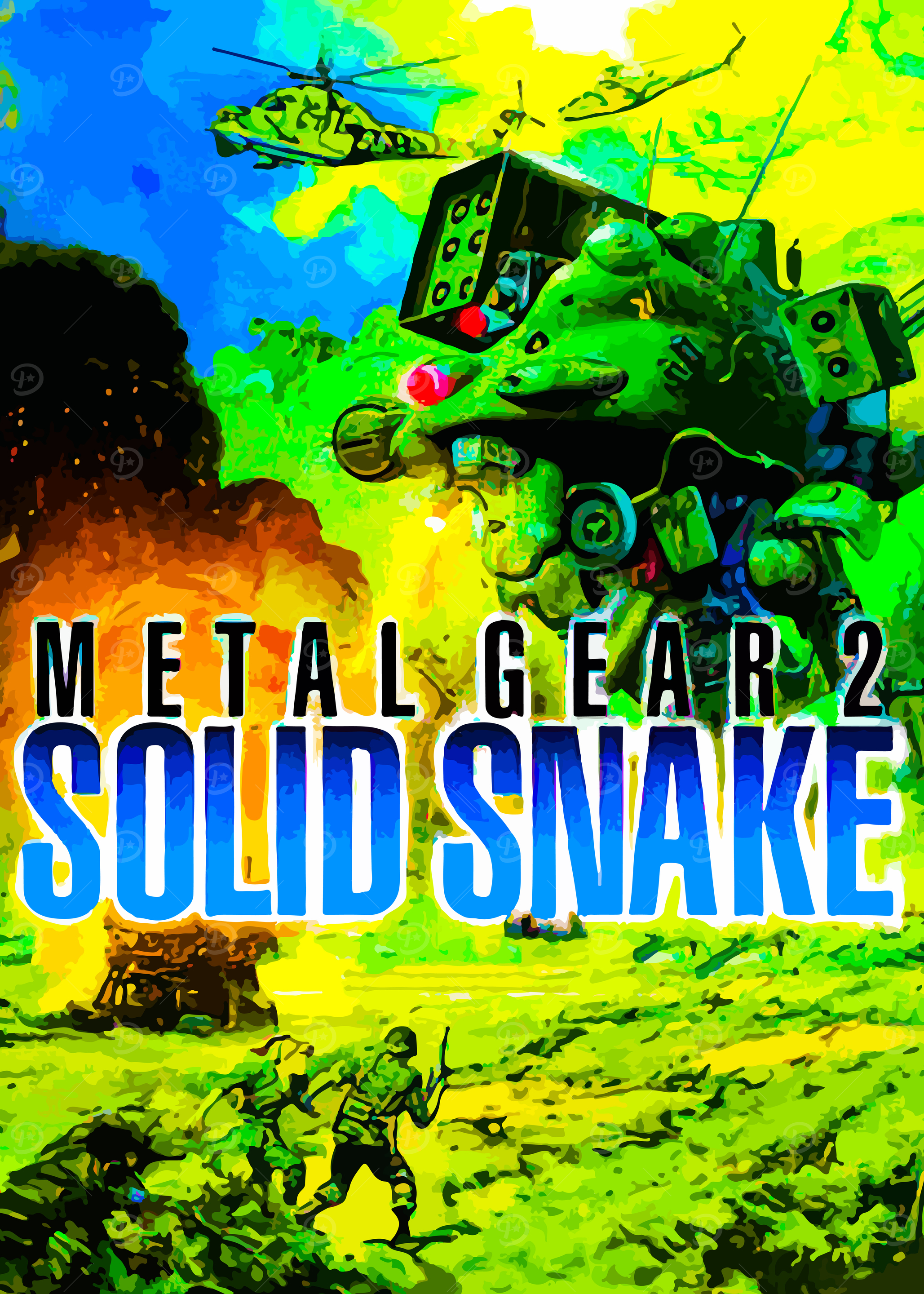 Metal gear 2 solid snake Posters Online - Shop Unique Metal Prints