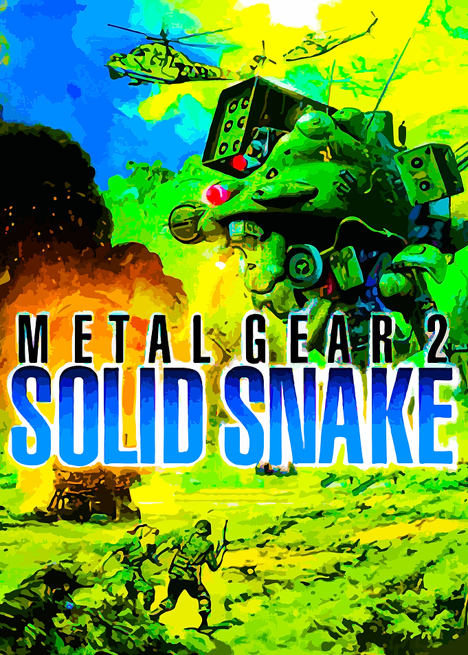 Metal Gear 2: Solid Snake Artwork