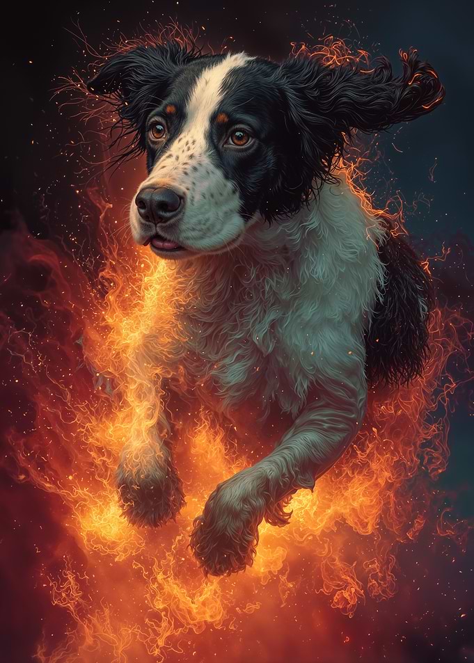 Fiery Springer Spaniel