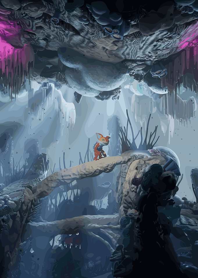 Mother Machine Adventure in a Mysterious Cave