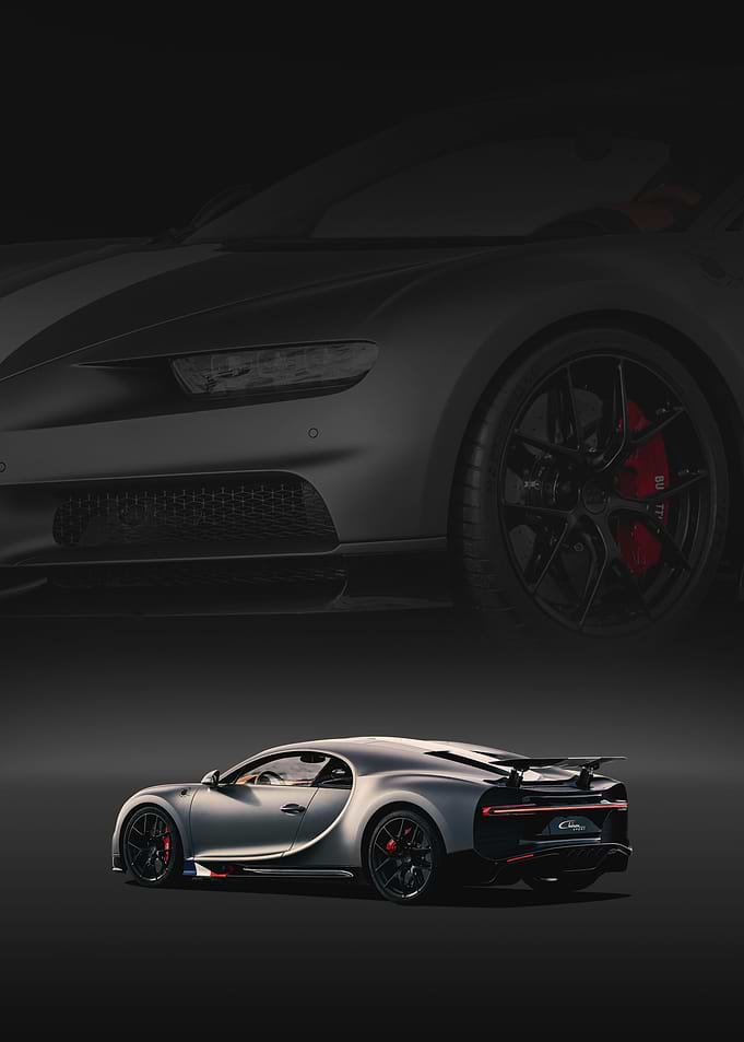 Bugatti Chiron: Sleek Automotive Design