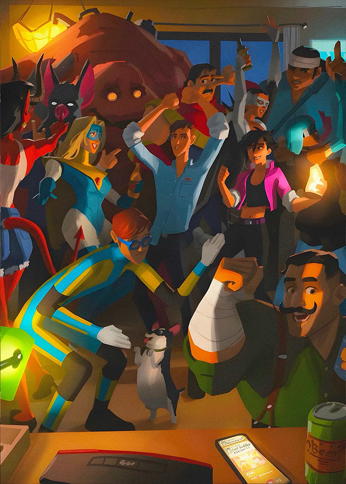Superhero Party Celebration