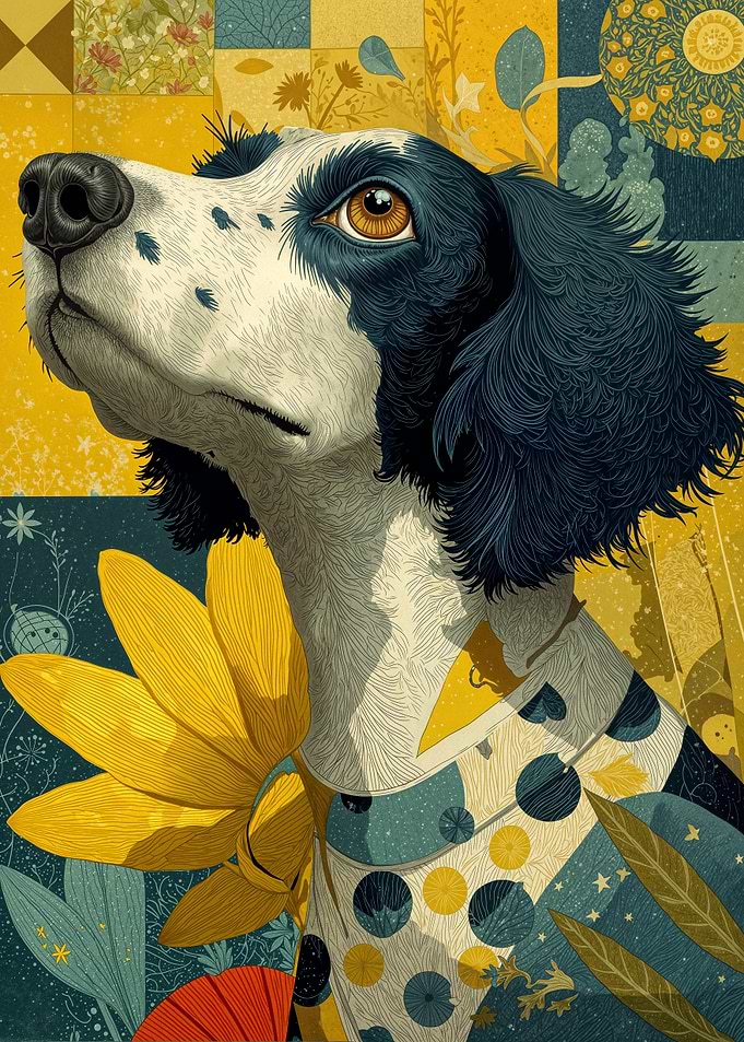 Floral Springer Spaniel