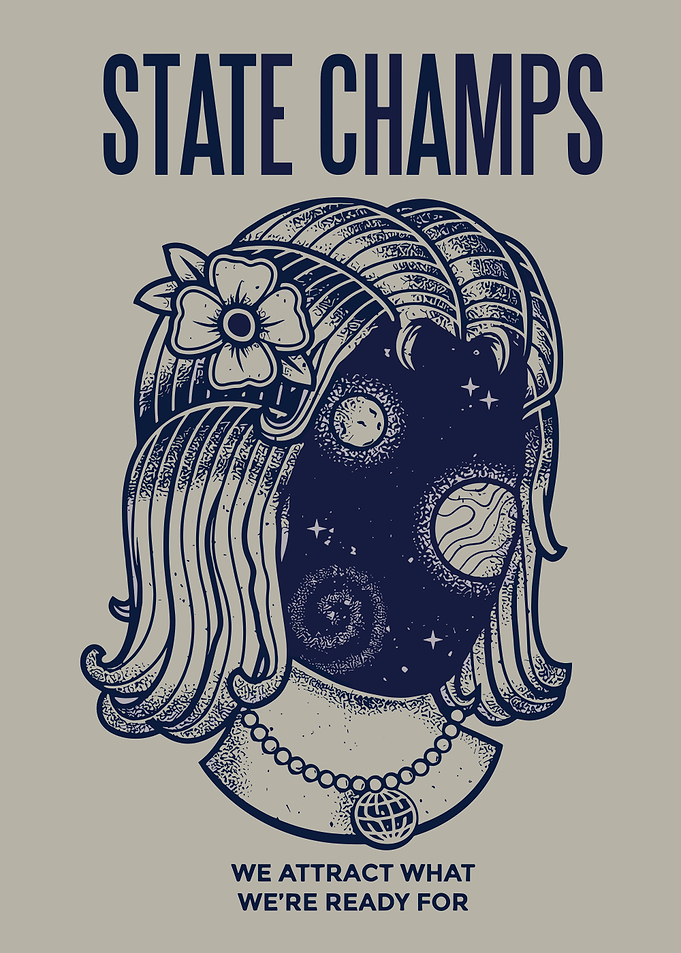 State Champs Cosmic Woman Illustration