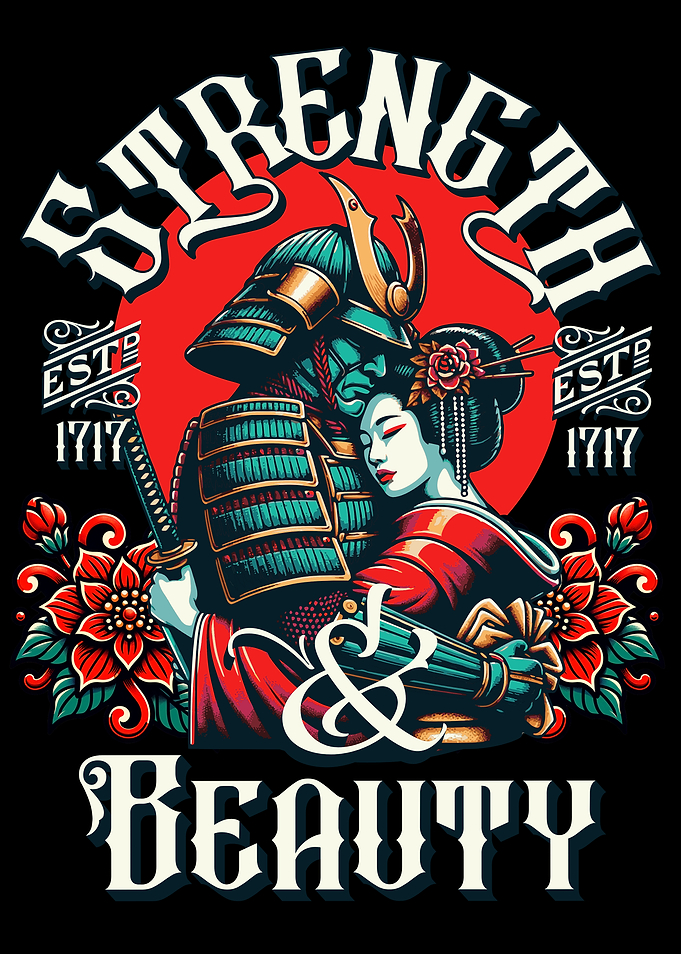 Samurai and Geisha: Strength & Beauty