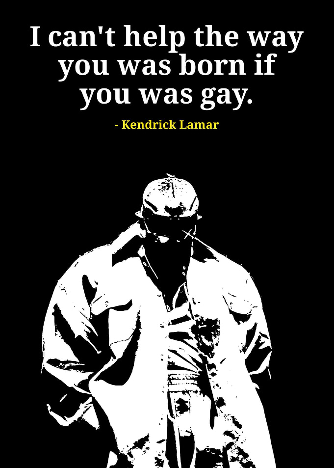 Kendrick Lamar Quote Art
