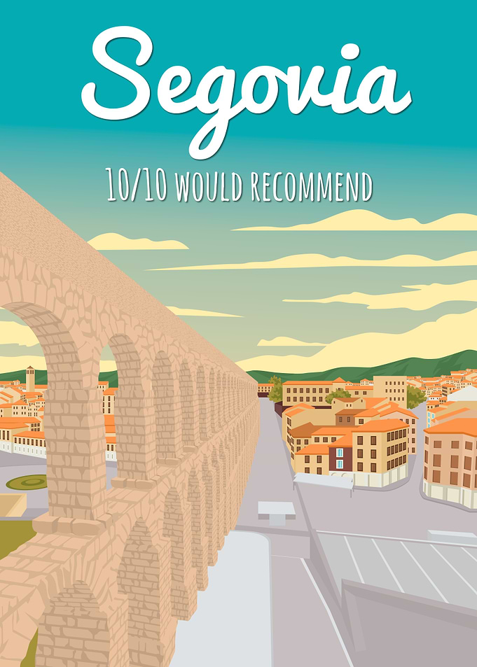 Segovia Spain Poster
