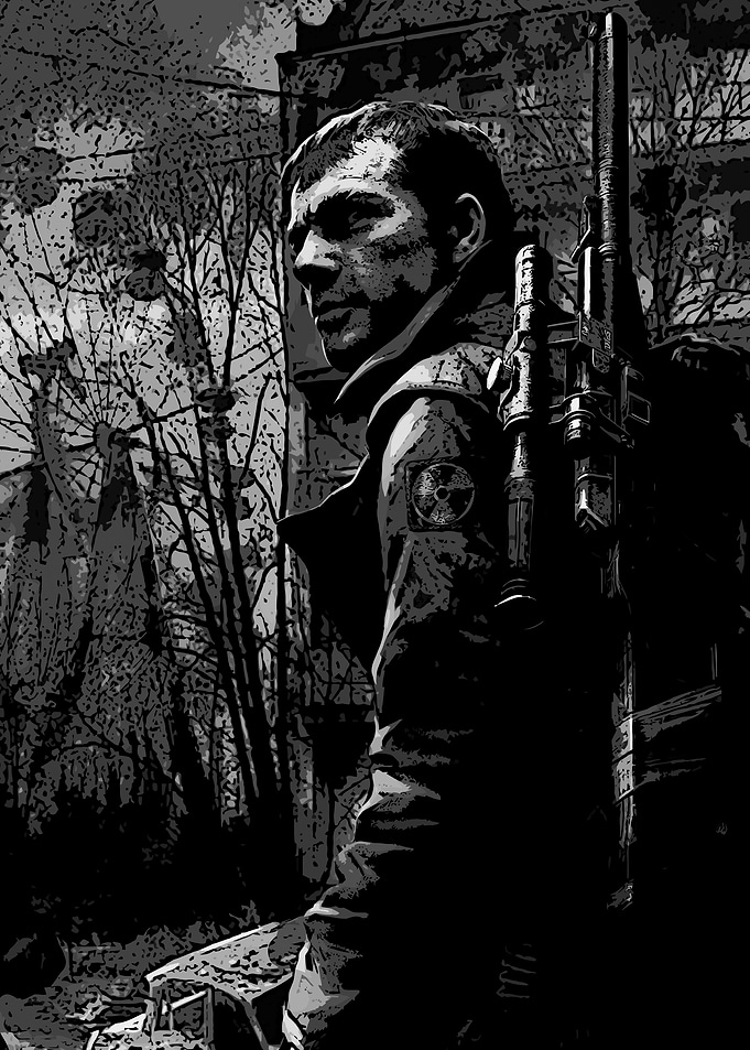Post-Apocalyptic Stalker with Rifle
