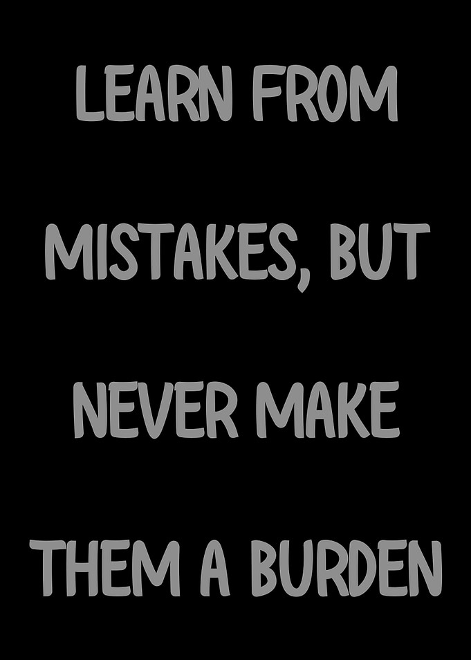 Learn from Mistakes, Never Burden