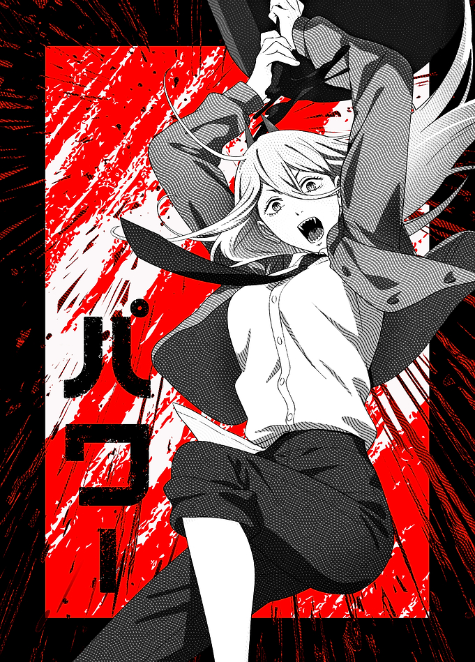 Chainsaw Man: Power's Chaotic Red Fury Unleashed
