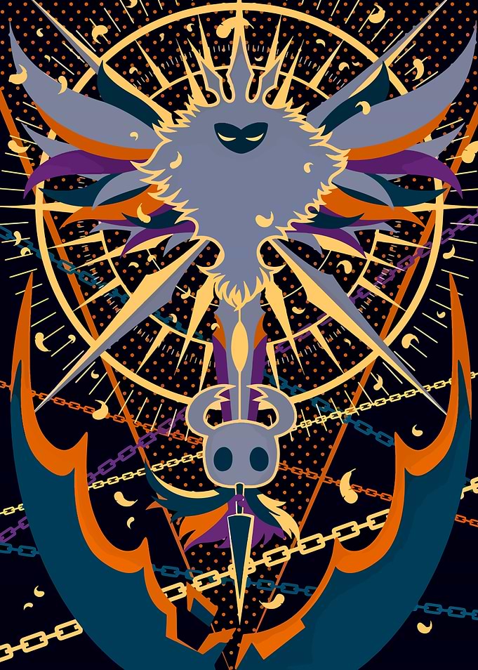 Hollow Knight Abstract Art