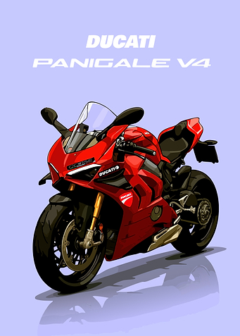 Ducati Panigale V4 Illustration