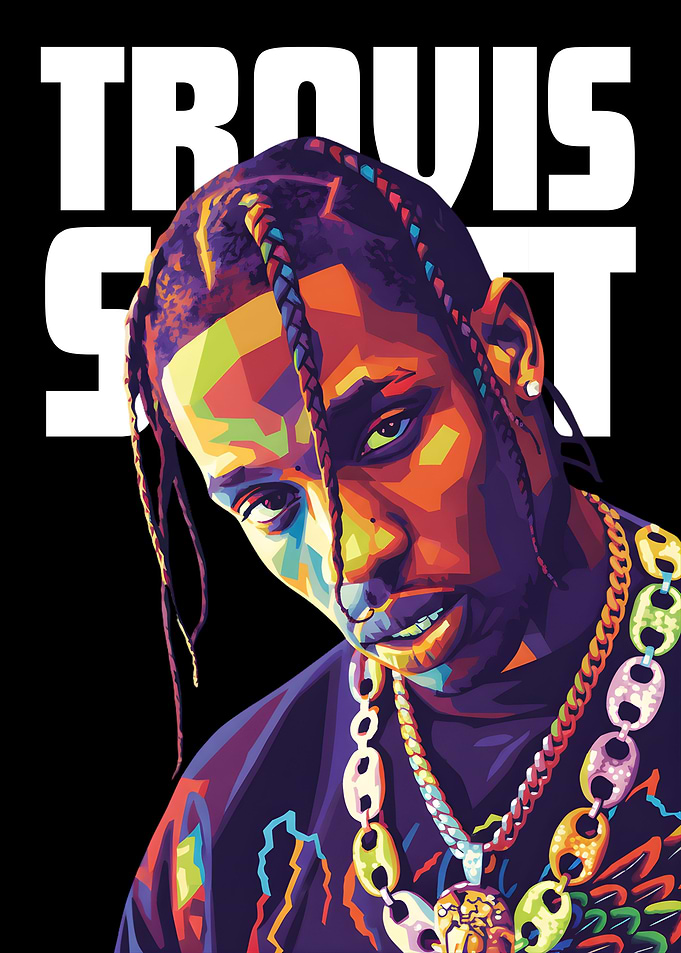 Hiphop Colorful Portrait