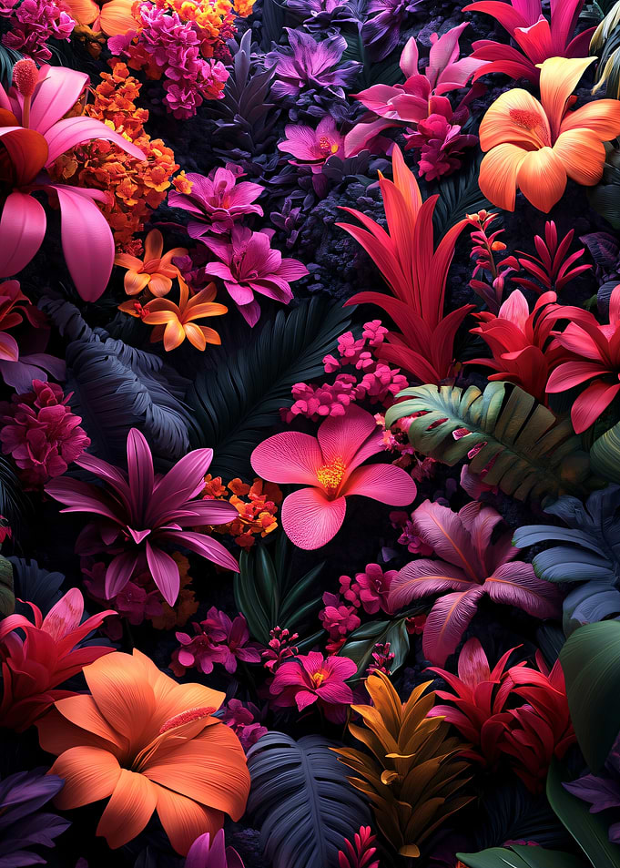 Vibrant Tropical Floral Arrangement
