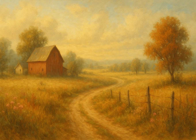 Americana Daydream Landscape