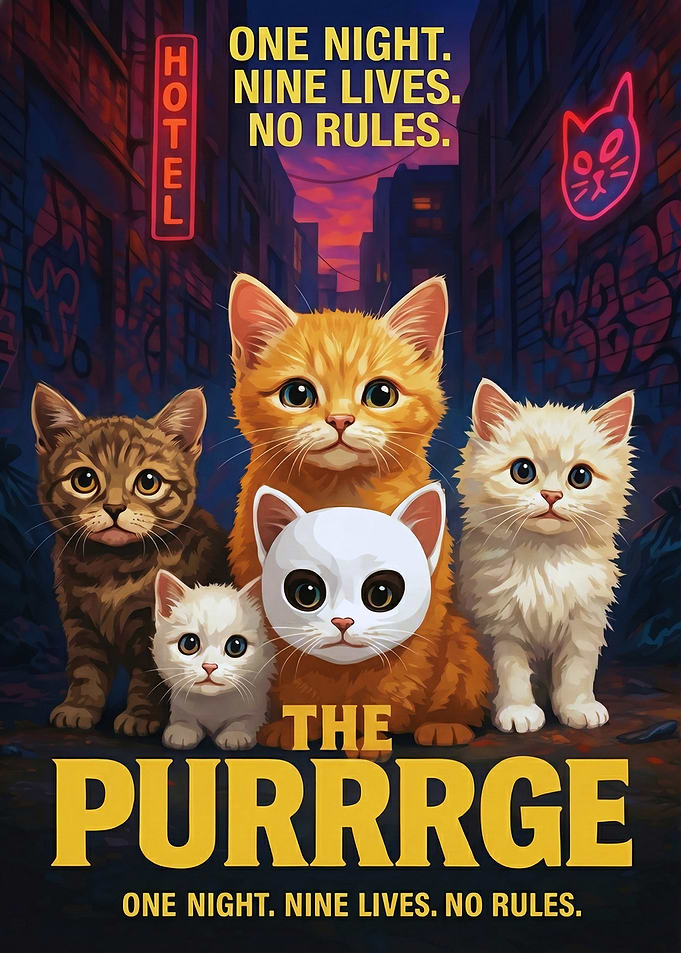 The Purrrge: Feline Movie Parody