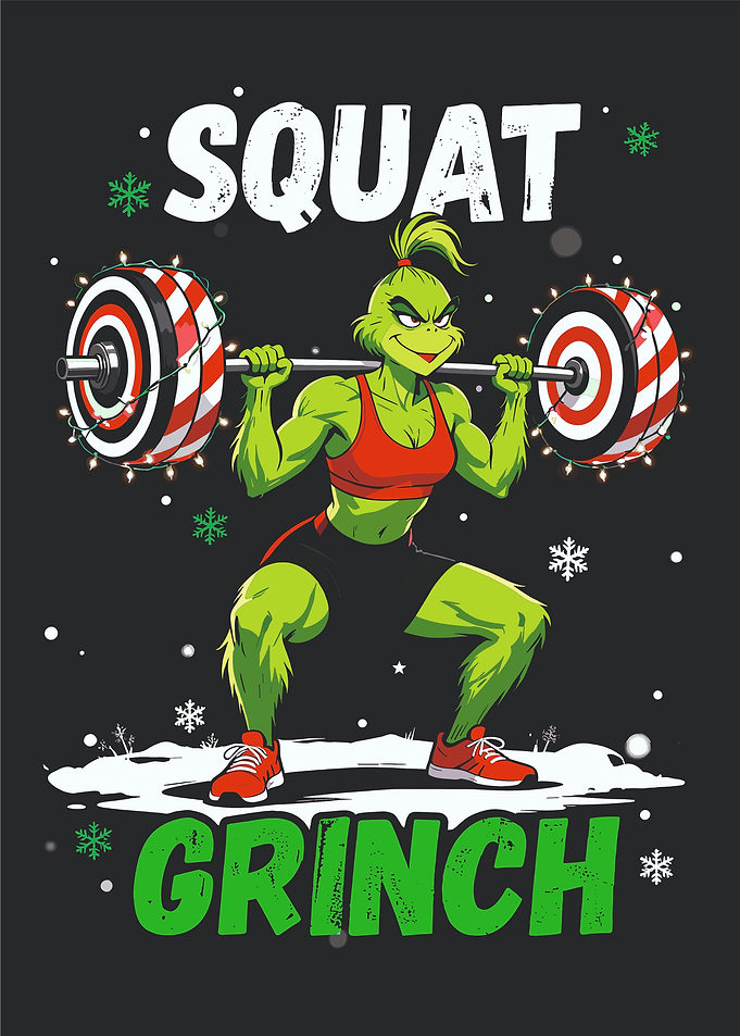Grinch Squat Christmas