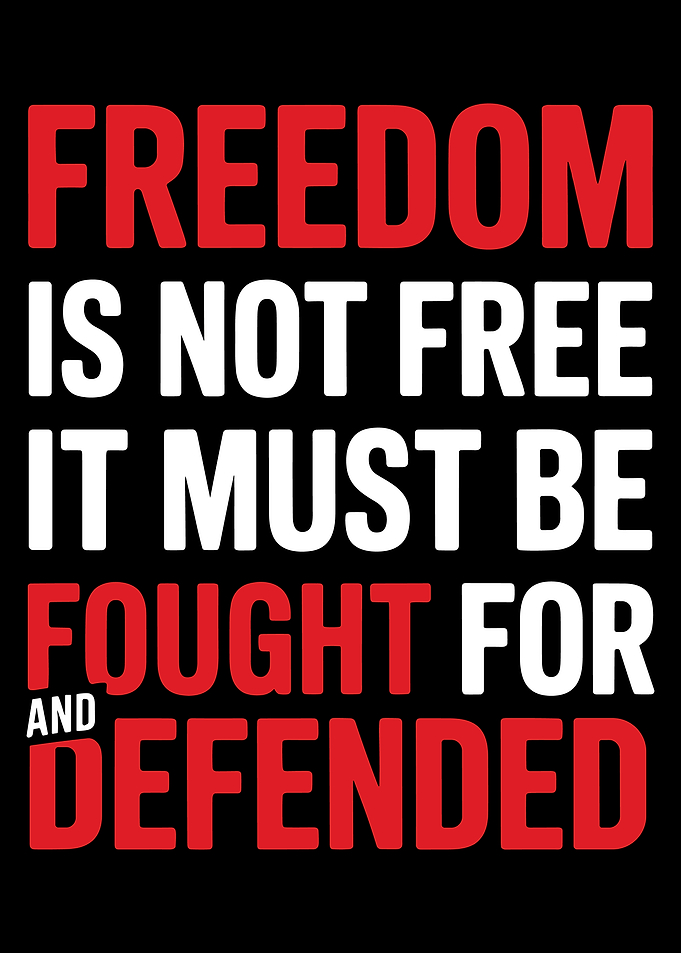 Freedom Quote: Fight and Defend