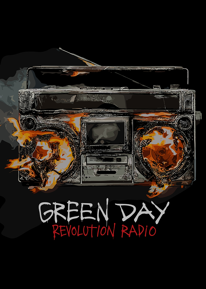 Green Day Revolution Radio Boombox