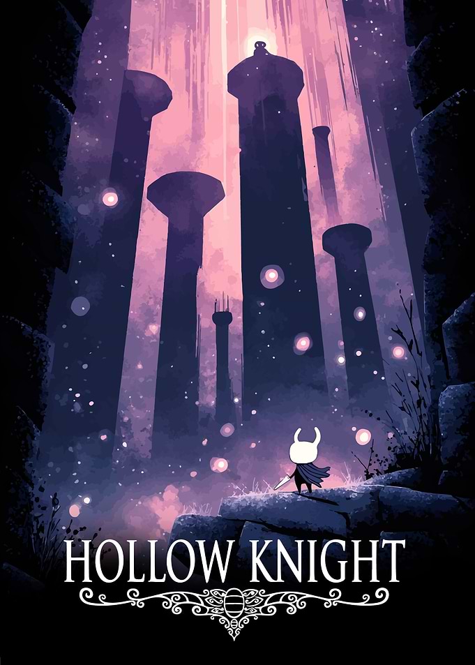 Hollow Knight Game Illustration
