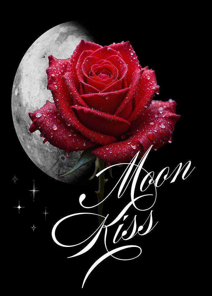 Moon Kiss Red Rose