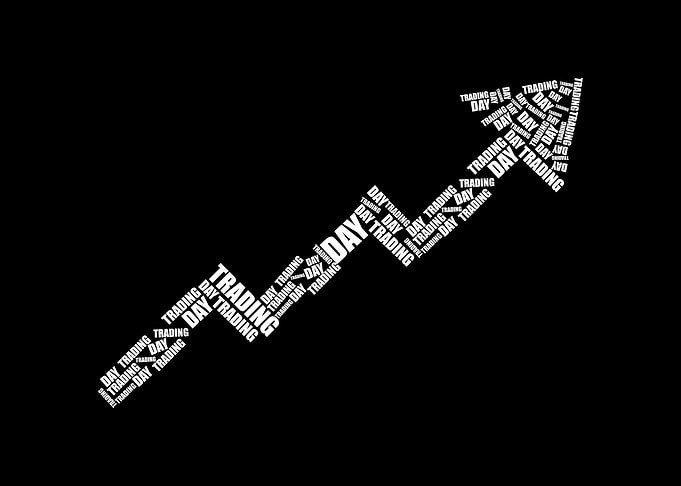 Day Trading Arrow Word Cloud
