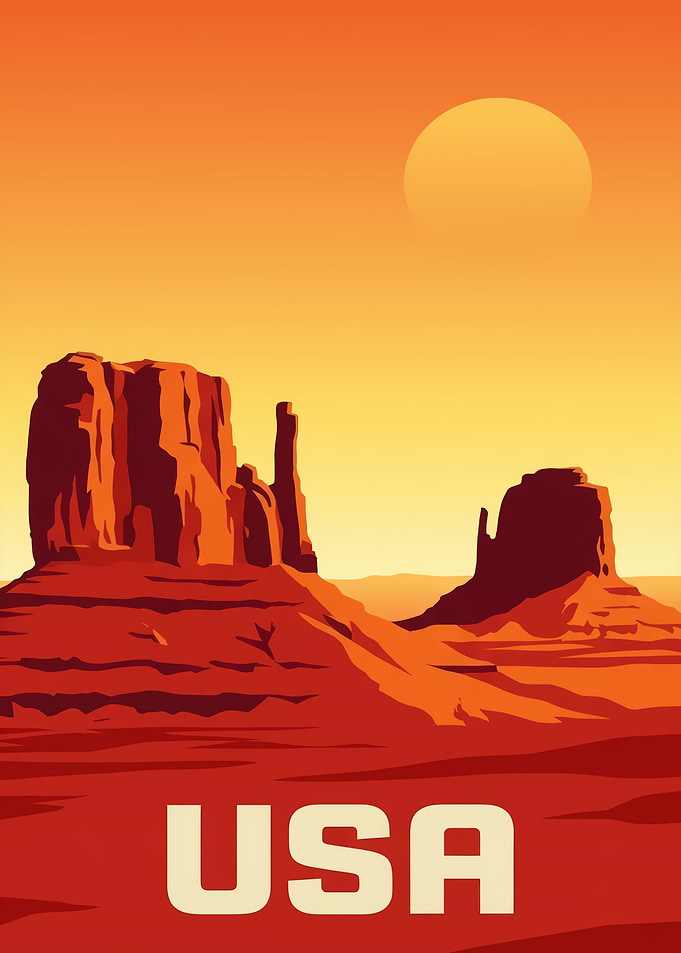 Monument Valley USA Landscape Art