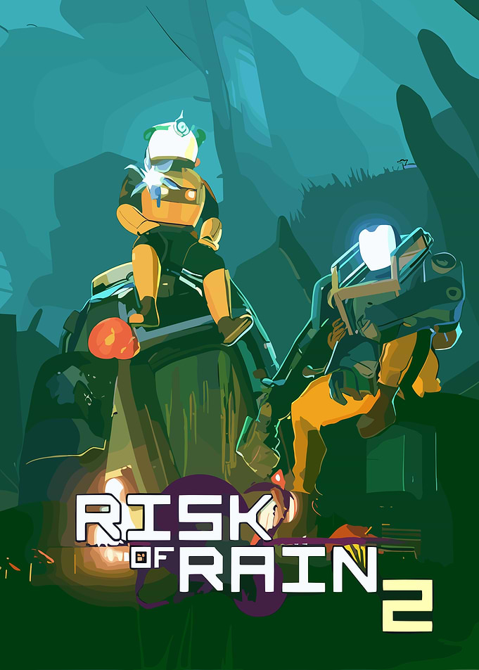 Risk of Rain 2 Game Cover Art
