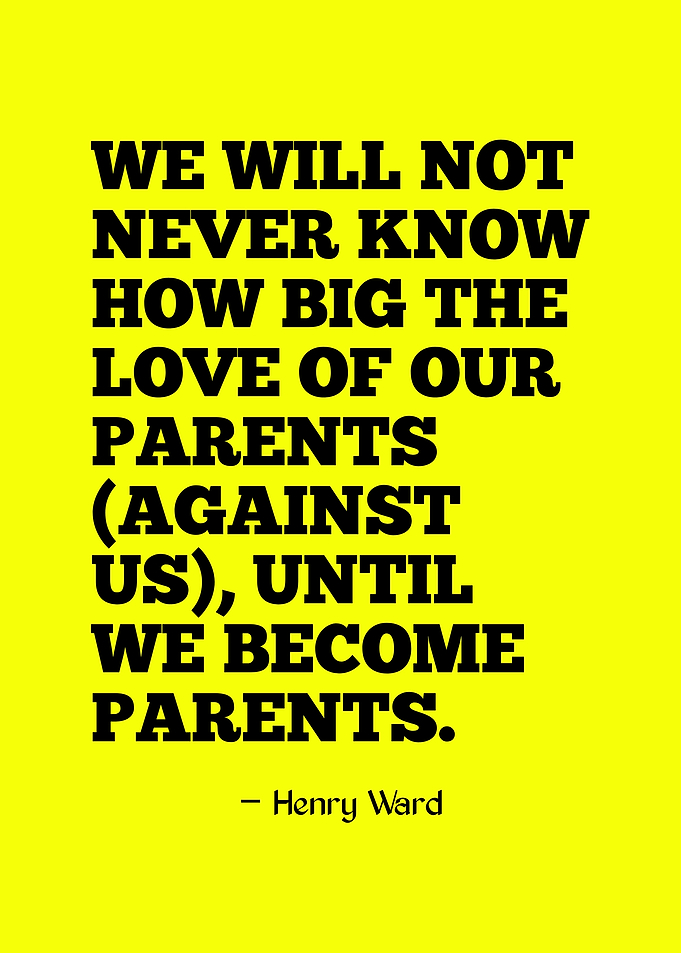 Parents Love Quote by Henry Ward